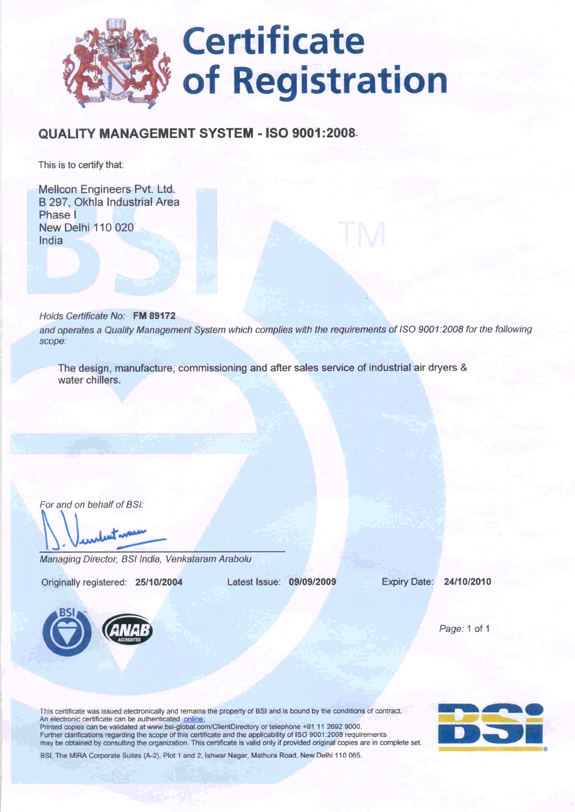 Certificate of Registration